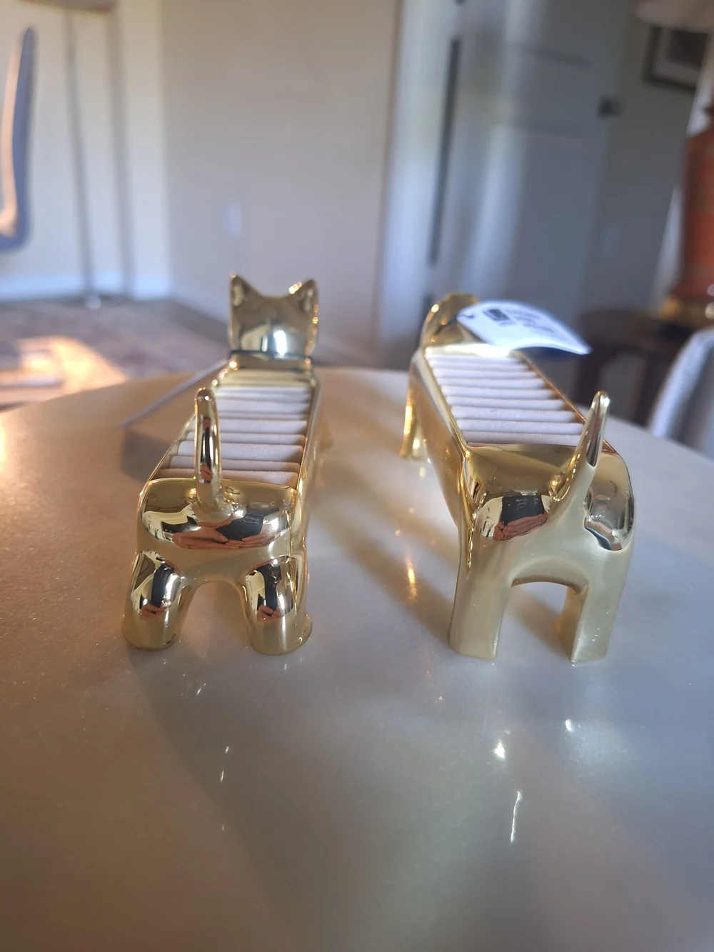 Umbra Gold Dachshund Ring Holder